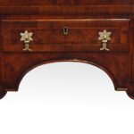 Edwardian walnut bureau bookcase - Image 7