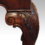 Edwardian walnut bureau bookcase - Image 5