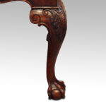 Edwardian walnut bureau bookcase - Image 4