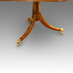 Georgian style 3 pedestal mahogany dining table - Image 7