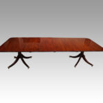 Georgian style large mahogany dining table