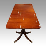 Georgian style large mahogany dining table - Image 9