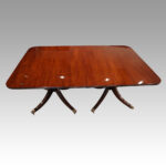Georgian style large mahogany dining table - Image 7