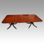 Georgian style large mahogany dining table - Image 6
