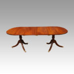 Georgian style mahogany dining table