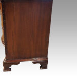 Georgian style mahogany serpentine chest - Image 3