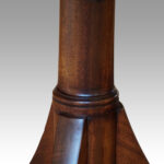 George VI mahogany pedestal dining table - Image 10