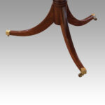 George VI mahogany pedestal dining table - Image 9