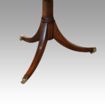 George VI mahogany pedestal dining table - Image 6