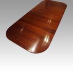 George VI mahogany pedestal dining table - Image 3