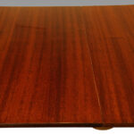 George VI mahogany pedestal dining table - Image 5