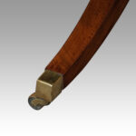 George VI mahogany pedestal dining table - Image 4
