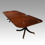 Georgian style mahogany dining table