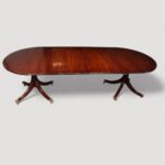 Georgian style mahogany dining table
