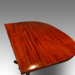 Georgian style twin pillar dining table - Image 3