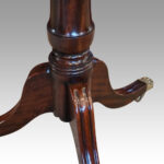 Antique mahogany pedestal dining table - Image 4