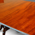 Georgian style twin pillar dining table - Image 9