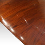 Antique mahogany pedestal dining table - Image 5