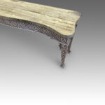 Georgian style serpentine serving table - Image 5