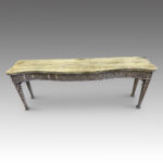 Georgian style serpentine serving table - Image 2