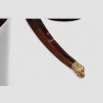 Georgian style mahogany twin pillar dining table - Image 6