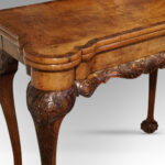 George I style walnut tea table - Image 2