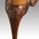George I style walnut tea table - Image 4