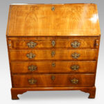 Georgian walnut bureau