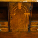 Georgian walnut bureau - Image 8