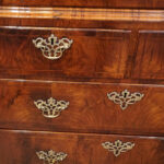 Georgian walnut chest on chest - Image 3