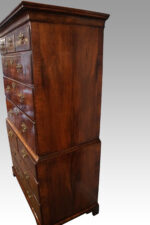 Georgian walnut chest on chest - Image 8