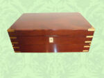 19thc. Large Mahogany Brass-Bound Lapdesk NOW SOLD