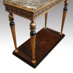 19thc. Swedish gilt console table - Image 10