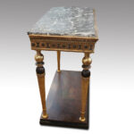 19thc. Swedish gilt console table - Image 8