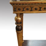 19thc. Swedish gilt console table - Image 6
