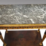 19thc. Swedish gilt console table - Image 3