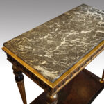 19thc. Swedish gilt console table - Image 2
