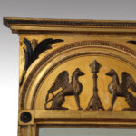 19thc. Swedish Gilt pier mirror - Image 2