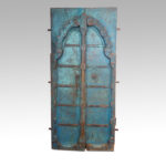 Indian carved teak doors with original paint