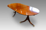 Mahogany twin pillar dining table, 1930's - Image 6