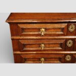 Jacobean Oak Chest of Drawers with Original Brasses, c.1680 - Image 5