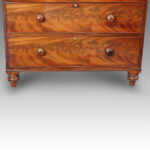 Antique mahogany 2 part chest of drawers - Image 6