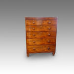 Antique mahogany 2 part chest of drawers - Image 4