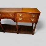 Large Antique oak dresser base - Image 5