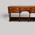 Large Antique oak dresser base - Image 6