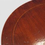 Large George V mahogany inlaid dining table - Image 11