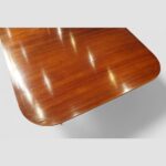 Large George V mahogany inlaid dining table - Image 8