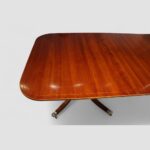 Large George V mahogany inlaid dining table - Image 5