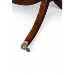 Large George V mahogany inlaid dining table - Image 4