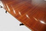 Large George V mahogany inlaid dining table - Image 3